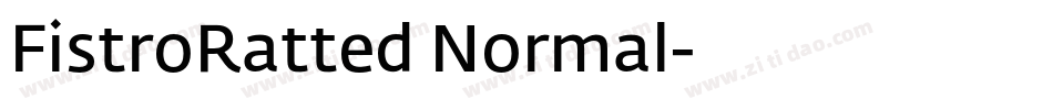 FistroRatted Normal字体转换